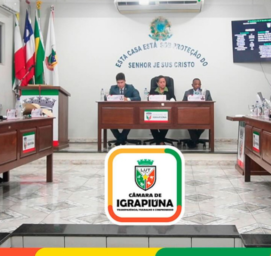 Câmara de Igrapiúna realiza primeira sessão ordinária de 2026 com aprovação de projetos, indicações e debates sobre educação, infraestrutura e apoio aos produtores