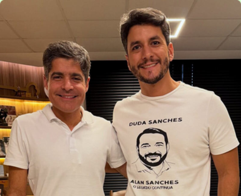 Duda Sanches tem reunião produtiva com ACM Neto e reforça articulação política na Bahia