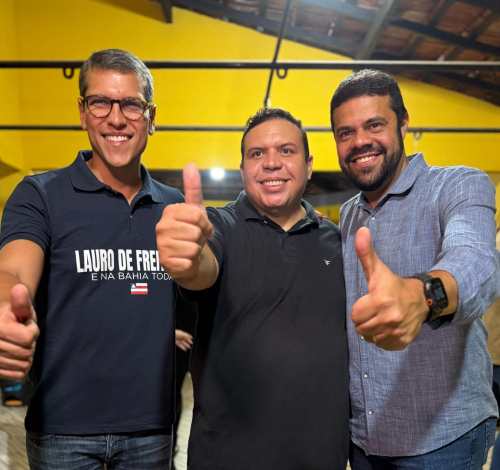 Ampliação da pré-campanha: Léo de Neco fortalece alianças em Lauro de Freitas ao lado do vereador Isaac Belchior