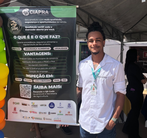CIAPRA participa da 11ª Feira do Produtor Rural em Jaguaripe e fortalece ações voltadas à agricultura familiar