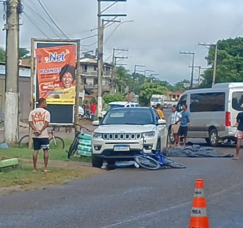 Ciclista morre em acidente na chegada do Guaibim na manhã deste domingo