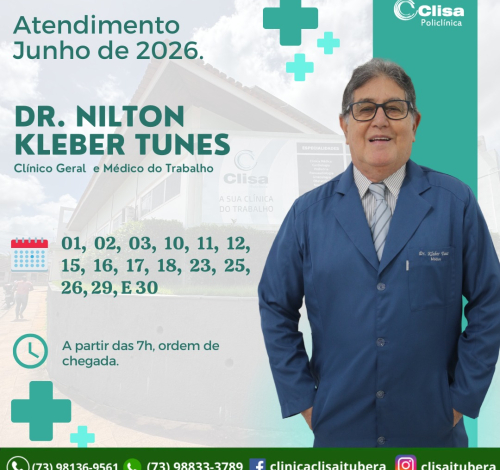 CLISA abre agenda de junho com atendimentos especializados e reforça importância dos cuidados com a saúde